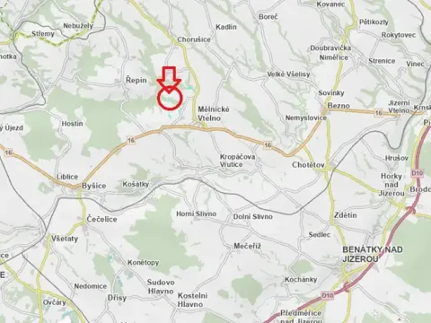 Prodej lesa, Mělnické Vtelno, 4059 m2