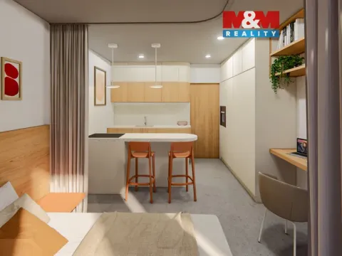 Prodej bytu 1+kk, Ostrava - Zábřeh, Čujkovova, 28 m2