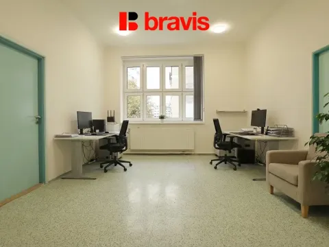 Pronájem kanceláře, Brno - Veveří, Lidická, 120 m2