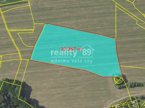 Prodej pole, Bystřice - Drachkov, 22367 m2