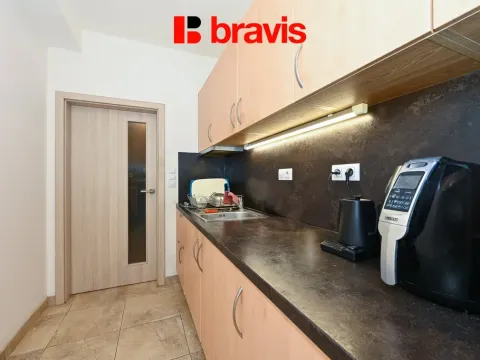 Pronájem bytu 1+kk, Brno - Pisárky, Poříčí, 31 m2