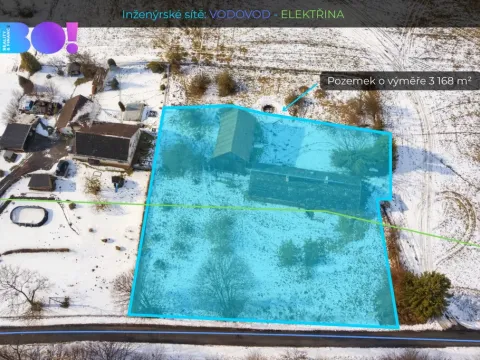 Prodej pozemku pro bydlení, Sobotín - Terezín, 3168 m2