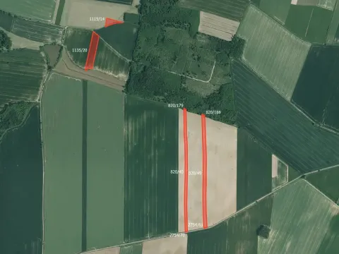 Prodej pole, Dolní Bukovsko, 70476 m2