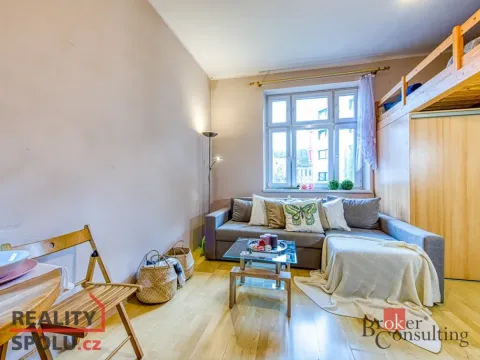 Pronájem bytu 1+kk, Praha - Vysočany, Novovysočanská, 31 m2