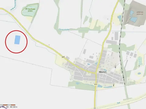 Prodej pole, Hevlín, 26500 m2