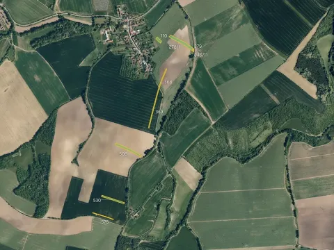 Prodej pole, Honětice, 16569 m2