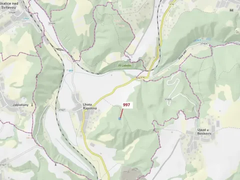 Dražba lesa, Lhota Rapotina, 1938 m2