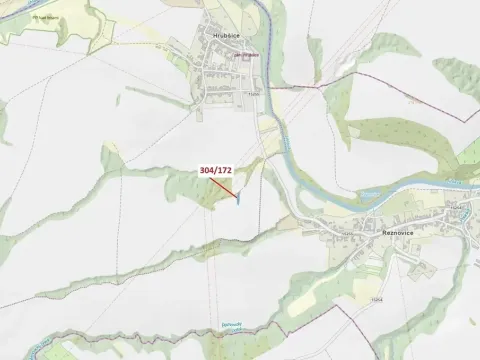 Dražba pozemku, Ivančice, 597 m2