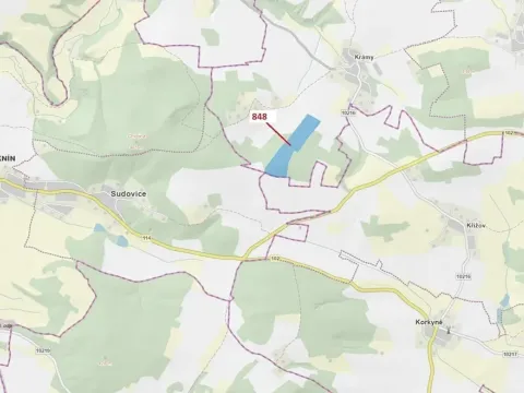 Dražba lesa, Nové Dvory, 81658 m2