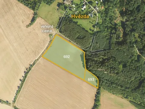 Prodej pole, Blíževedly, 28865 m2