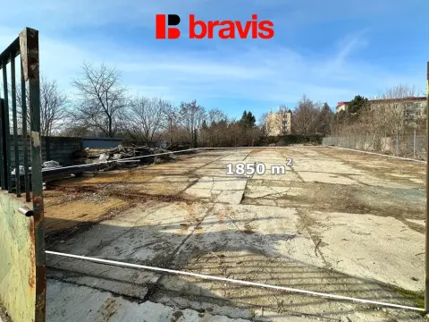 Pronájem komerčního pozemku, Brno, Holzova, 2090 m2