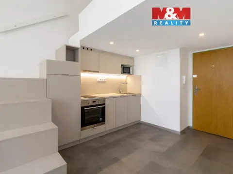 Pronájem bytu 1+kk, Praha - Karlín, Pernerova, 26 m2