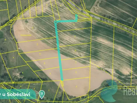 Prodej podílu 1/8 louky, Tučapy, 11561 m2