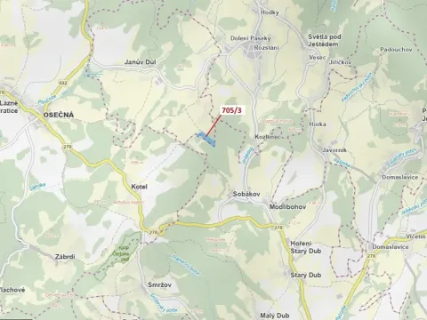 Dražba lesa, Janův Důl, 27787 m2