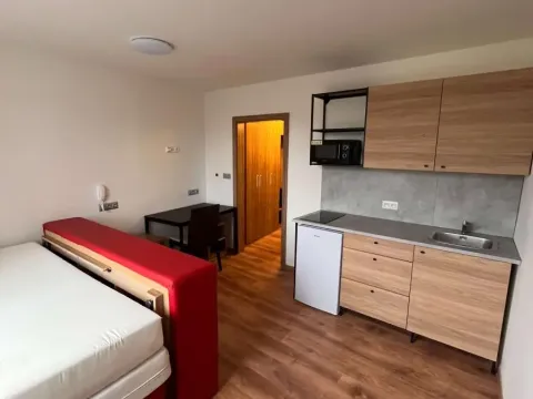 Pronájem bytu 1+kk, Praha - Suchdol, Suchdolské náměstí, 23 m2