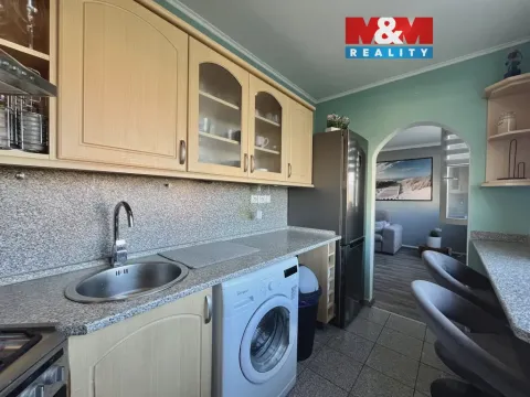 Pronájem bytu 2+1, Chomutov, Skalková, 52 m2