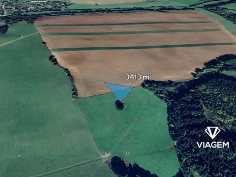 Prodej pole, Nečtiny, 3413 m2