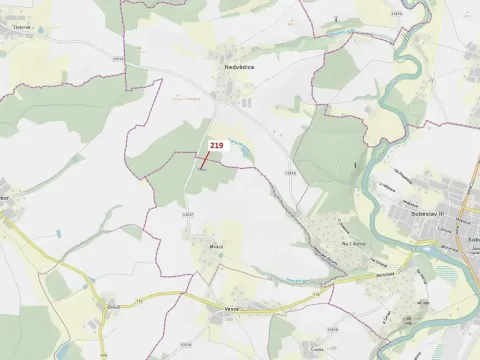 Dražba lesa, Vesce, 1673 m2