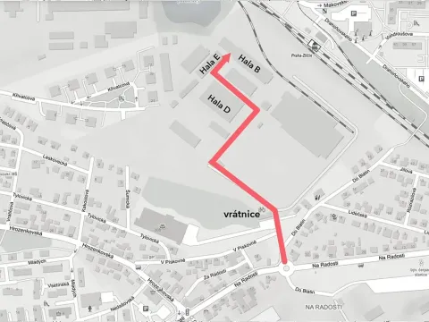 Pronájem skladu, Praha - Zličín, Do Blatin, 306 m2