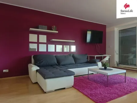 Pronájem bytu 1+kk, Praha - Vysočany, Na Harfě, 43 m2