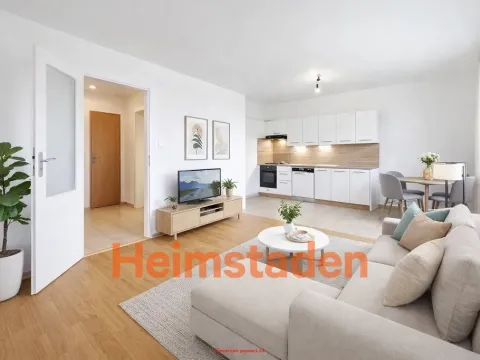 Pronájem bytu 2+kk, Ostrava - Poruba, Hlavní třída, 42 m2