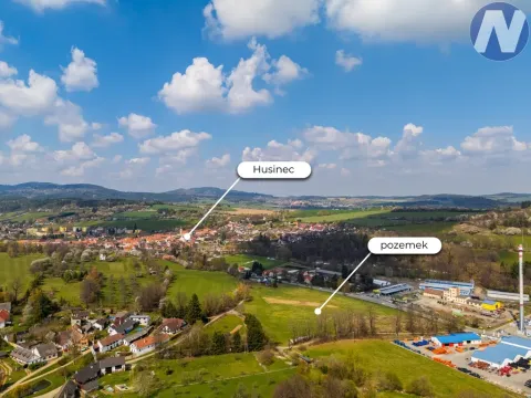Prodej komerčního pozemku, Husinec, 19225 m2