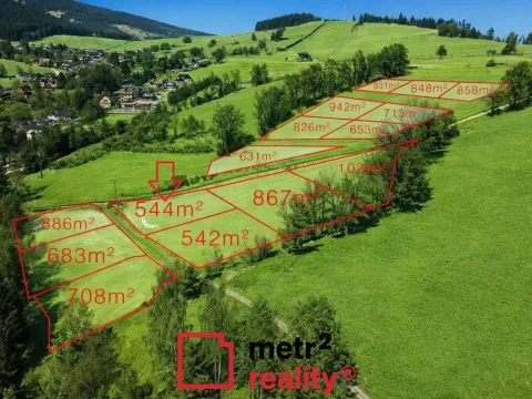 Prodej pozemku pro bydlení, Staré Město, Hynčice pod Sušinou, 544 m2