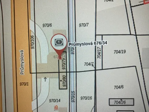 Prodej komerčního pozemku, Praha, Průmyslová, 847 m2