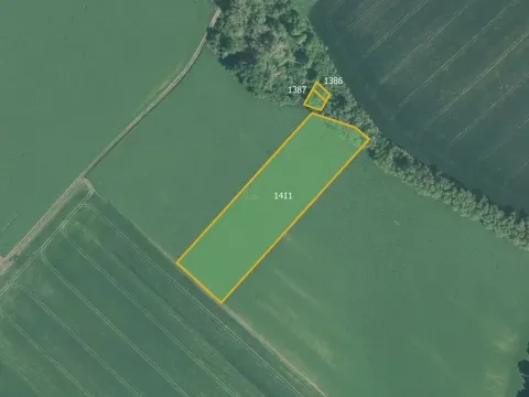 Prodej pole, Počenice-Tetětice, 34319 m2