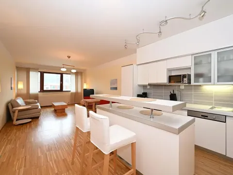 Pronájem bytu 2+kk, Praha - Karlín, Rohanské nábřeží, 77 m2