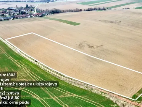 Prodej pole, Cizkrajov, 24576 m2