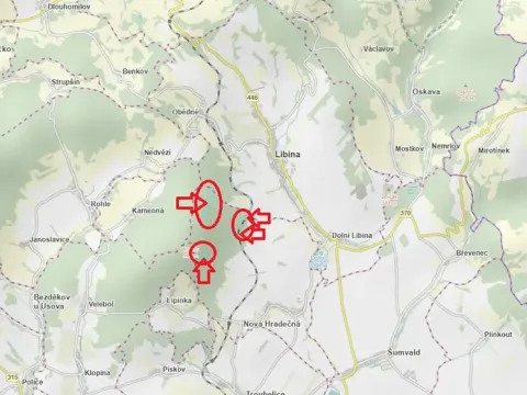 Prodej podílu lesa, Nová Hradečná, 2498 m2