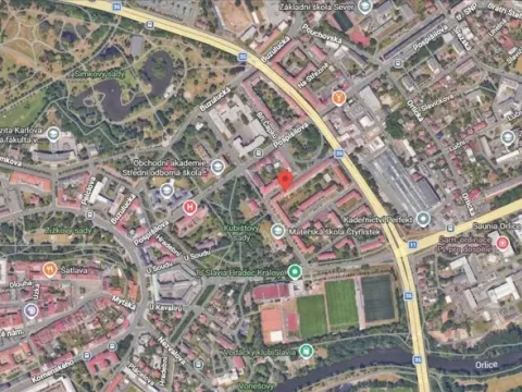 Pronájem bytu 1+1, Hradec Králové, Bidlova, 57 m2