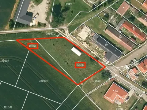 Prodej pozemku pro bydlení, Okřínek, 1392 m2