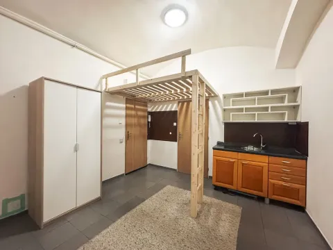 Pronájem bytu 1+kk, Praha - Smíchov, Holečkova, 20 m2