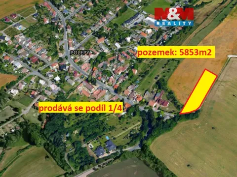 Prodej pozemku pro bydlení, Polepy, 5853 m2