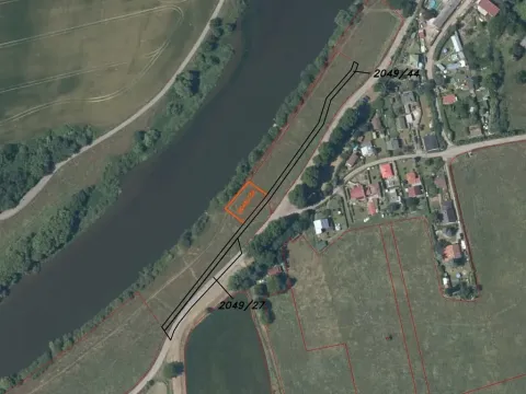 Dražba louky, Všenory, 601 m2