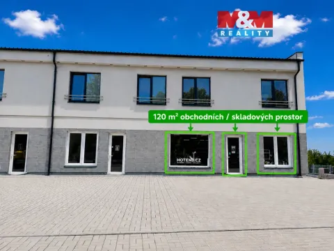 Pronájem obchodního prostoru, Frýdek-Místek - Frýdek, Bruzovská, 120 m2