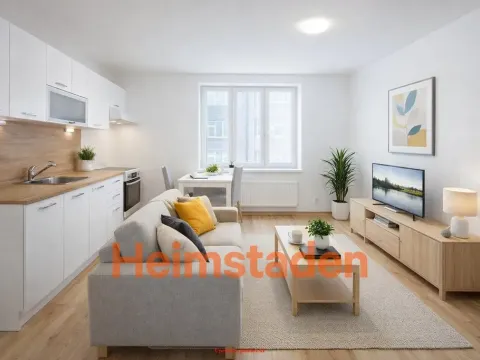 Pronájem bytu 2+kk, Ostrava - Kunčičky, Nadační, 48 m2