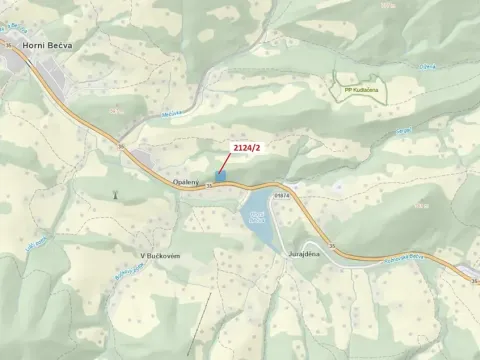 Dražba lesa, Horní Bečva, 6662 m2