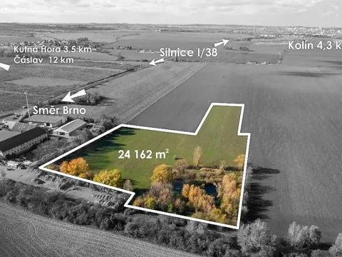Prodej komerčního pozemku, Libenice, 25000 m2