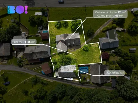 Prodej rodinného domu, Kopřivná, 63 m2