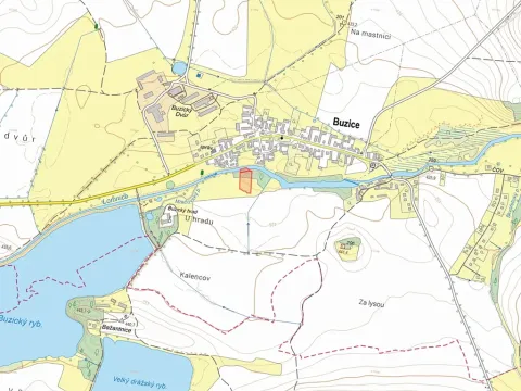 Prodej louky, Buzice, 4295 m2