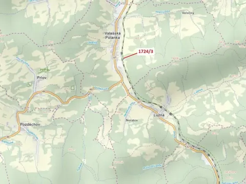 Dražba zahrady, Valašská Polanka, 921 m2