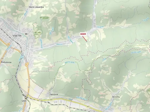 Dražba louky, Vsetín, 1957 m2