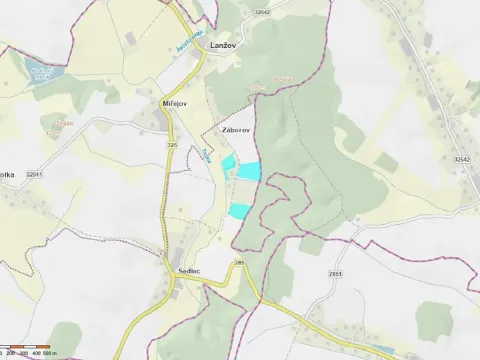 Prodej podílu pole, Lanžov, 12180 m2