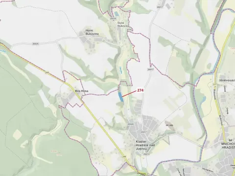 Dražba lesa, Klášter Hradiště nad Jizerou, 10038 m2