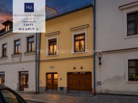 Prodej činžovního domu, Jihlava, Židovská, 180 m2