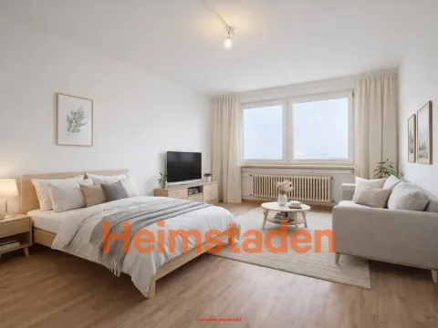 Pronájem bytu 1+kk, Orlová - Lutyně, Masarykova třída, 26 m2
