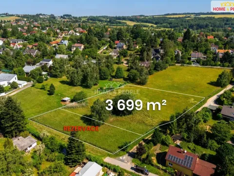 Prodej pozemku pro bydlení, Kamenice - Nová Hospoda, Na Vyhlídce, 3699 m2